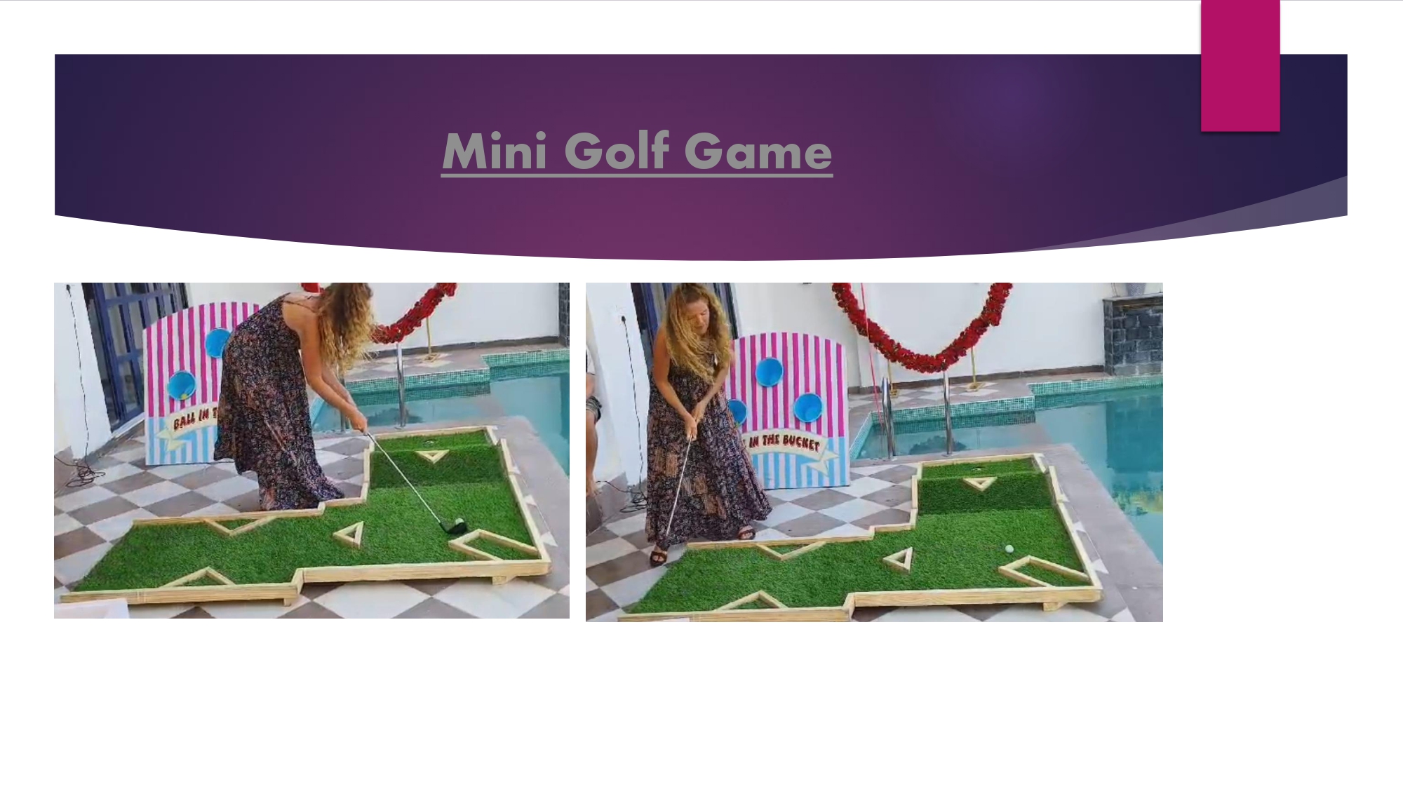 Mini Golf Game - wooden carnival game rental India - Jodhpur Event Management